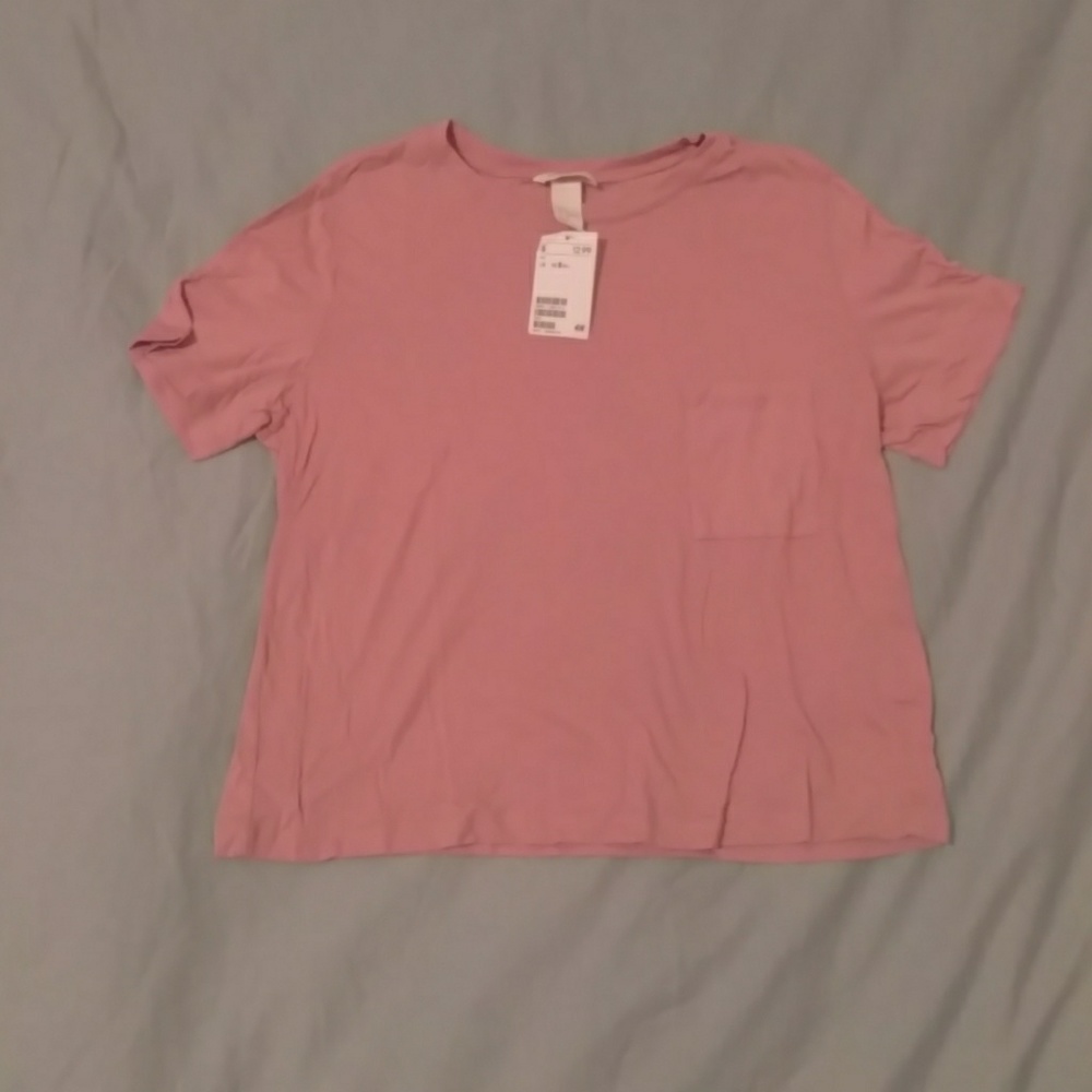 H&M Cropped Pocket Tee